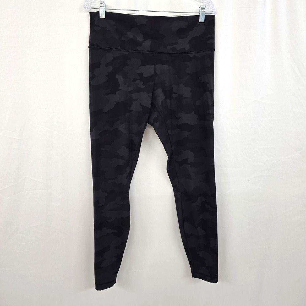 Lululemon Wunder Under High Rise Tight 28" Women's 14 Heritage 365 Camo Coal